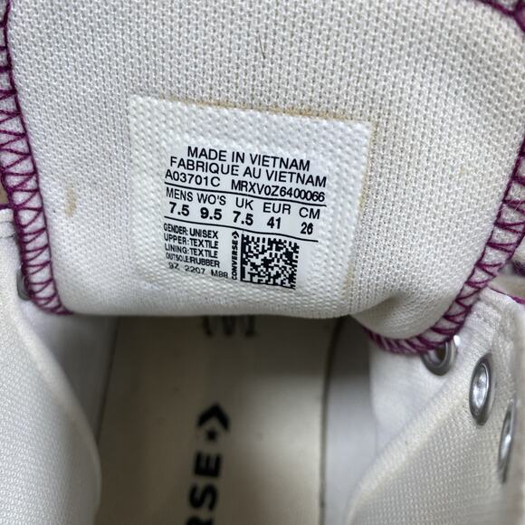 Converse Run Star Hike High Top Sneakers - Purple - Men’s 7.5 / Women’s 9.5 - Picture 9 of 16